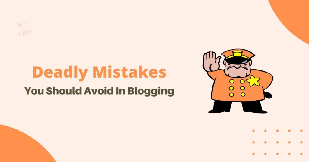 Amateur-blogger-mistake