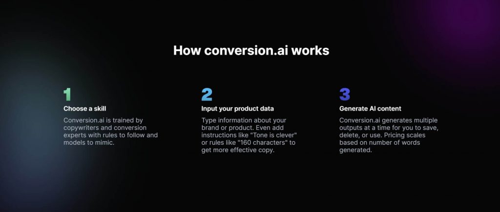 how conversion.ai works