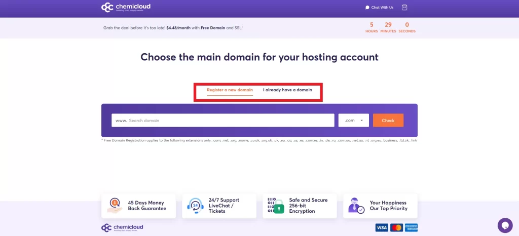 Chemicloud Review 2023: Is It Value For Money Web Hosting chemicloud-domain-offer